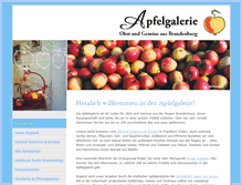 Tablet Screenshot of apfelgalerie.de